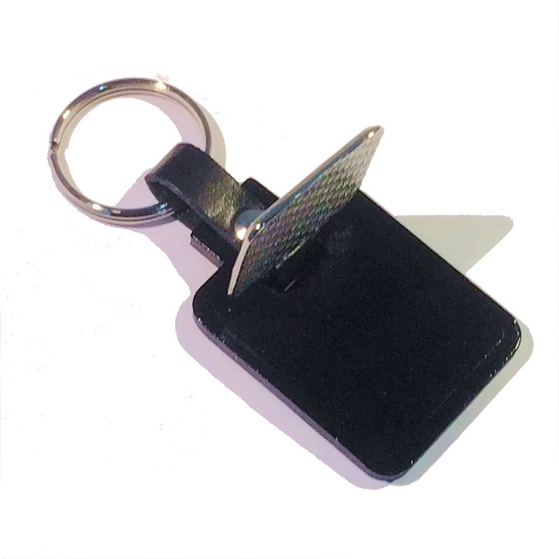 Keyfob Blank Rectangle 26x24mm and clear dome